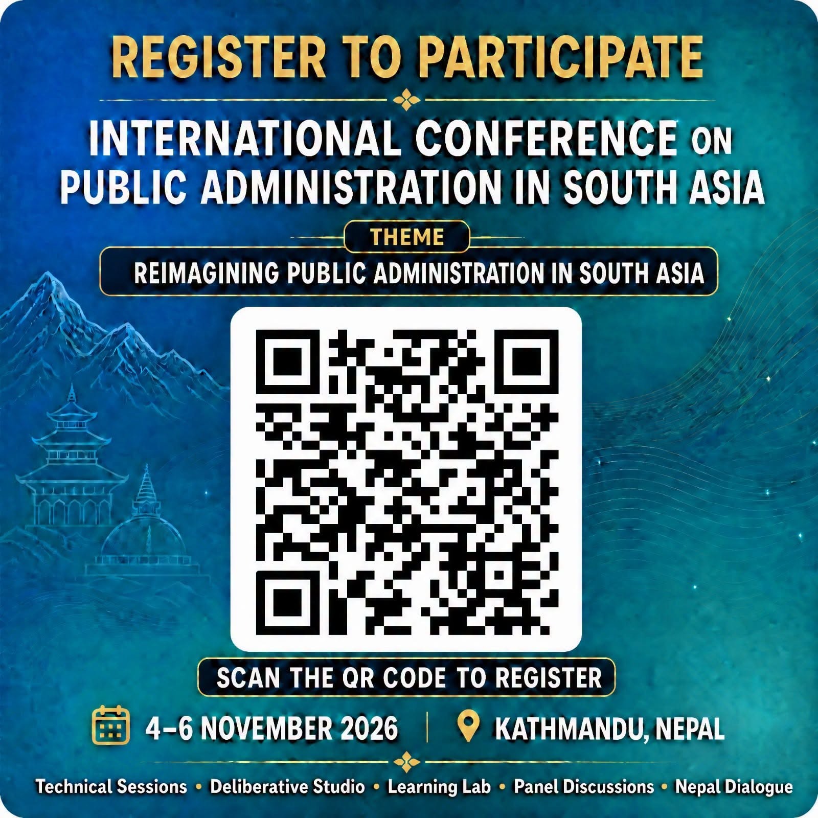 Registrations Open : International Conference in Nepal (4-6, Nov, 2026) sanpa conference 2026